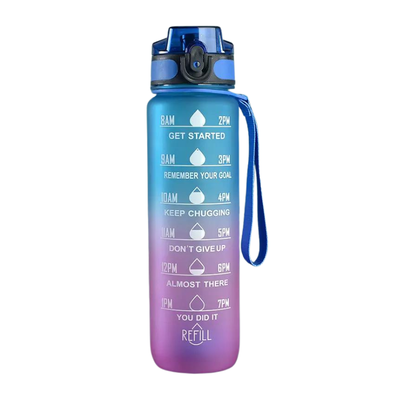 1L motivational drinking bottle